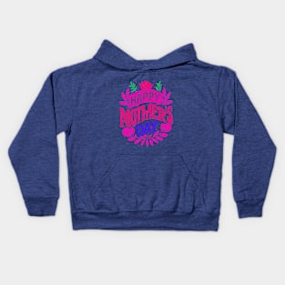 Happy Mother's Day 2024 Typography Kids Hoodie